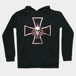 Iron Cross with Ace of Spades Hoodie